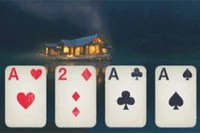 Refuge Solitaireでは、外側の束を中央の8つのデッキに並べます