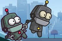 ロボット2体をステージから脱出させよう