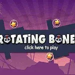 紫の背景に「ROTATING BONES」という文字と星のアイコンが配置されています。