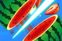 できるだけたくさんのフルーツを切ろう