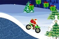 クリスマスゲームでサンタがプレゼントを集めます