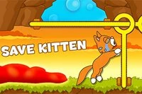 大変だ！怒ったトムキャットが子猫を塔に誘い込んだ