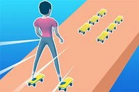 スケートスカイローラーでゴールまでたどり着ける？