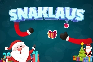 サンタクロースとクリスマスツリー、ギフトボックスが描かれたイラスト。