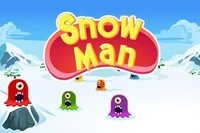 雪の中のパックマン: スノーマン