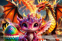 ドラゴンを育て、ゴールドを集めるクリッカーゲーム