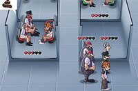 ソチで最もカオスなトイレを運営し、迫る客をどんどん流そう