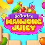 カラフルなマージャン牌やフルーツ、カクテルが描かれた華やかな画像。