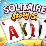 カードのエース、キング、クイーン、ジャック、10の手札とサングラスをかけた動物のキャラクター。