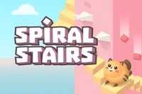3D猫になって螺旋階段を登る