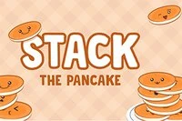 フライパンからパンケーキをお皿へ移動