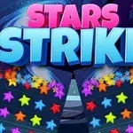 カラフルな星のアイコンが並び、「STARS STRIKE」の文字が中央上部にある画像。