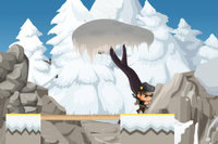 Stick Soldierでは、兵士として危険な崖の隙間を渡ります
