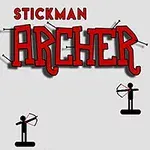タイトルと弓を構える2体のスティックマンのイラスト。