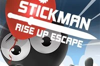Stickmanを助けて、障害物を避け、風船で脱出させよう