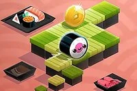 おいしい寿司ロールで遊んで、エンドレスランナーで最遠を目指しましょう！