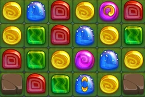 カラフルなパズルピースがグリッド状に並べられている画像。