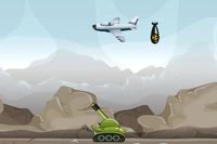 敵の侵略者から領土を守るゲーム