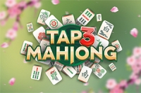 タイルを合わせてフィールドをクリアする Tap 3 Mahjong