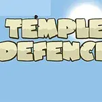 大きな文字で「TEMPLE DEFENCE」と書かれた青い空を背景にした画像。