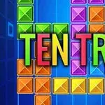 カラフルなブロックが配置された背景に「TEN TRIX」の文字。