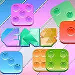 カラフルな背景に、サイコロのデザインと鮮やかな「TENS」の文字が配置された画像。