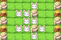 すべてのうさぎの隣人を飛び越えてジャンプ