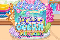 甘くてかわいい海のゼリーケーキを作ろう