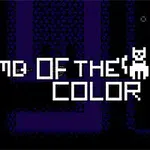 紫と黒の背景に白い猫と英語の文字が描かれているシンプルなデザインの画像。