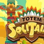 カラフルなトーテムポールと大きく目立つタイトルロゴがあるデザイン。
