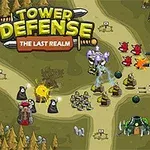 森の中で戦略的に配置された防御タワーと進軍するキャラクターたちが描かれているイラスト。