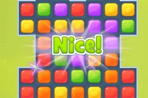 カラフルなブロックが並び、「Nice!