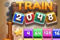 テトリスと2048を融合したパズルゲーム Train 2048