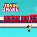 赤い電車が線路を走り、数人の人々が乗客として立っているイラスト。