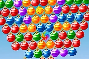 カラフルな球体が密集したパターンで並んでいる画像。