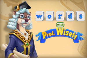 老人風の動物キャラクターが学士帽と卒業式のローブを着て巻物を持っている。