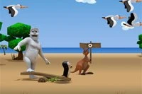 ペンギンをできるだけ遠くに飛ばそう