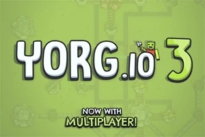 緑色の背景に「YORG