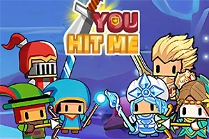 カラフルなキャラクターたちが武器を持って集まるイラスト。