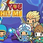 カラフルなキャラクターたちが武器を持って集まるイラスト。