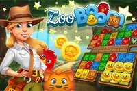 かわいい動物のキューブをマッチさせるカラフルなパズルゲーム！